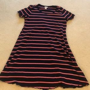 red white and blue cute skirt